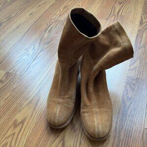 Dear Frances suede booties